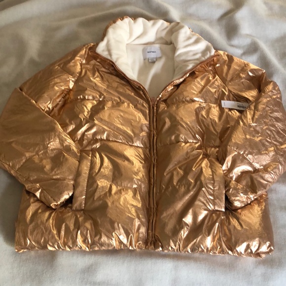 old navy rose gold jacket